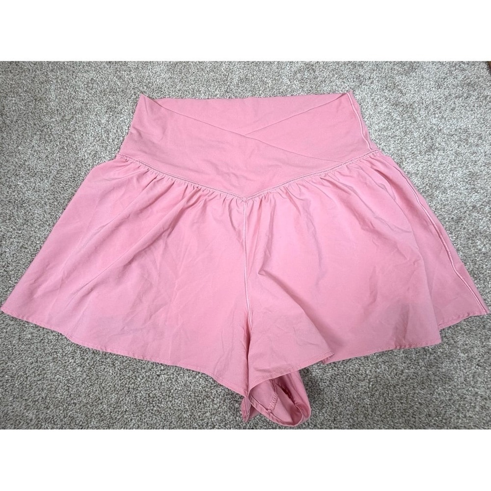 OFFLINE By Aerie Real Me Crossover Flowy Short  Pink